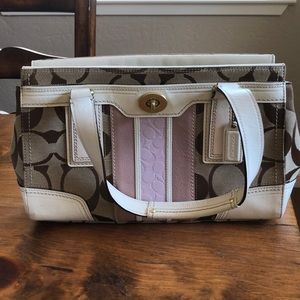 Slightly used coach purse -